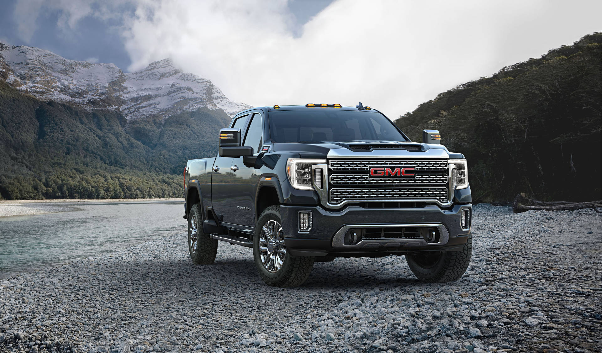 Rugged Power Meets Gracious Style - Gmc Pickup Truck Wallpaper