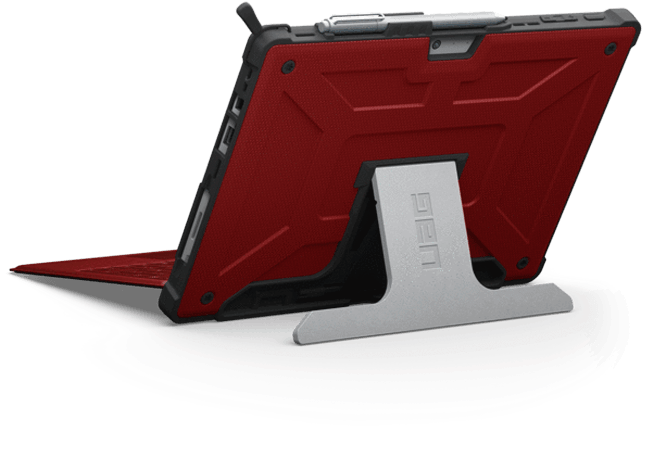 Rugged Red Tablet Case Stand PNG