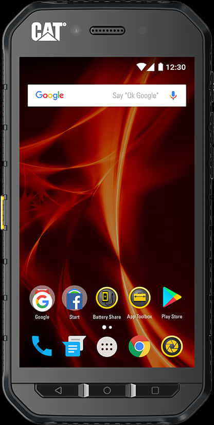 Rugged Smartphone Display PNG