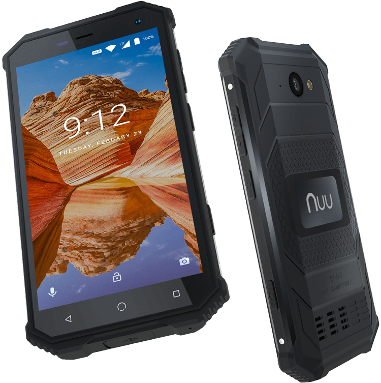 Rugged Smartphone Dual View PNG