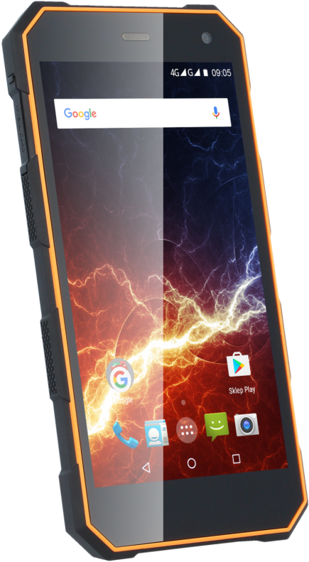 Rugged Smartphone Energy Background PNG