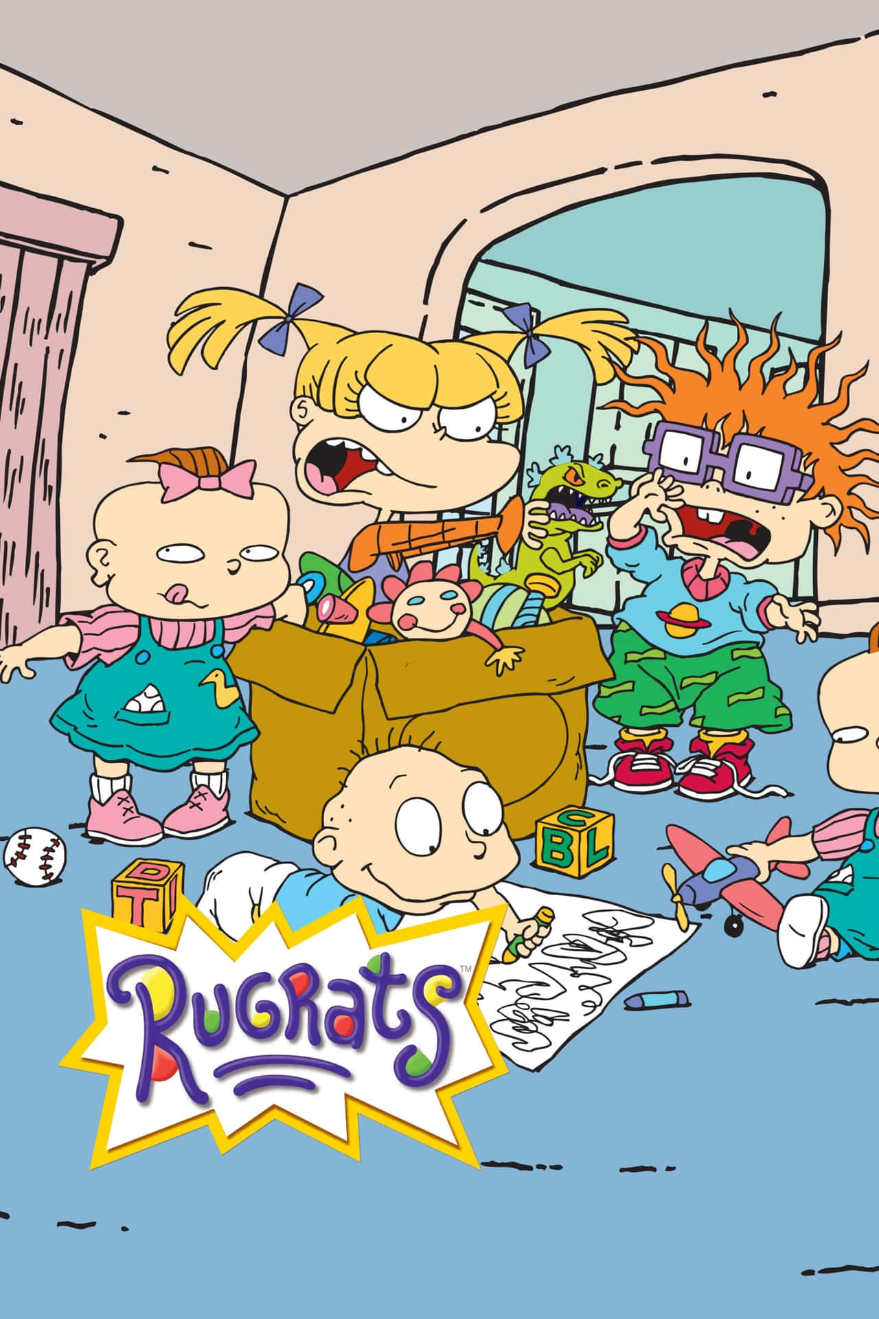Dreifreunde Aus Der Rugrats-bande, Tommy, Chuckie Und Angelica