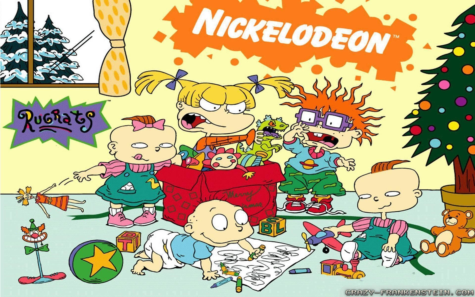 Nickelodeonweihnachts-hintergrundbild Wallpaper
