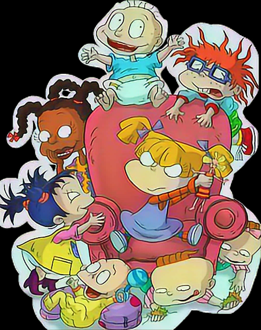 Rugrats Animated Group Adventure PNG
