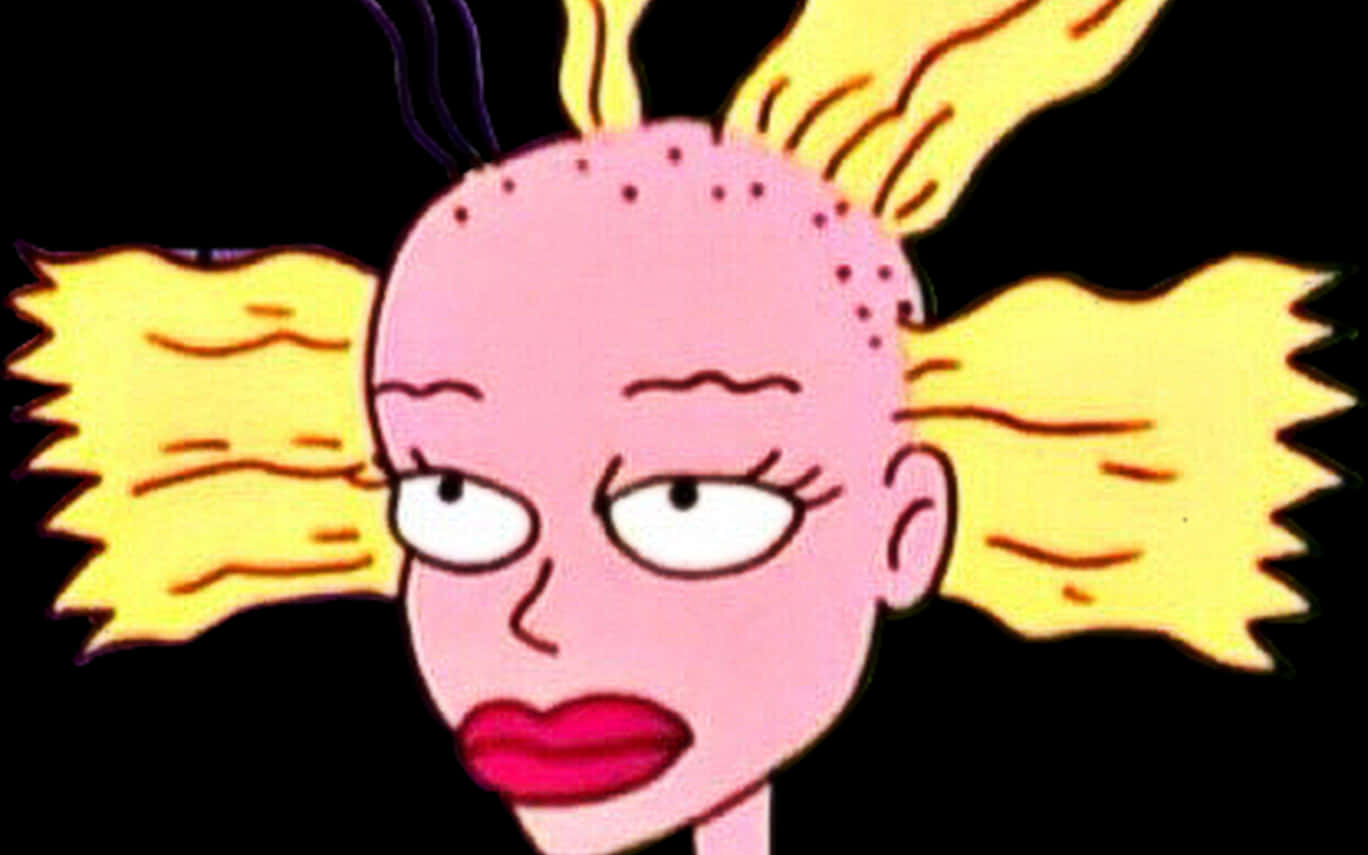 Rugrats Character Angelica Pickles Close Up PNG
