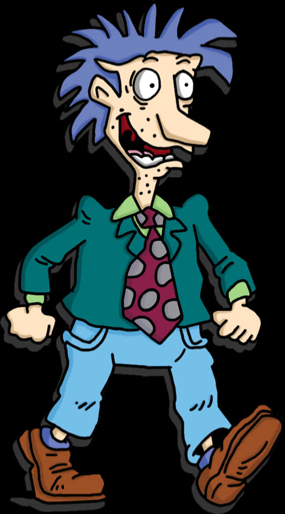 Rugrats Character Stu Pickle Illustration PNG