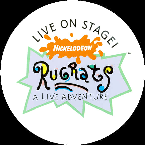 Rugrats Live Stage Adventure Logo PNG