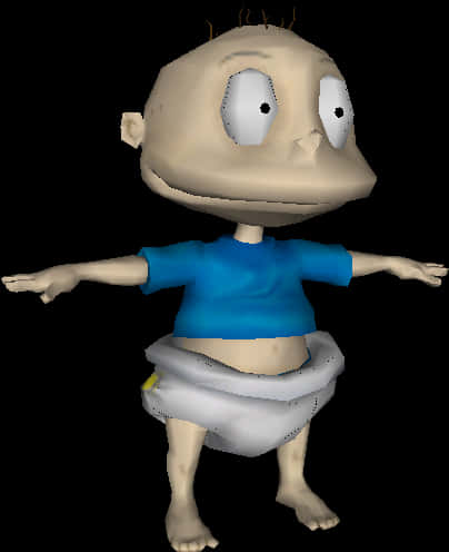 Rugrats3 D Character Model PNG