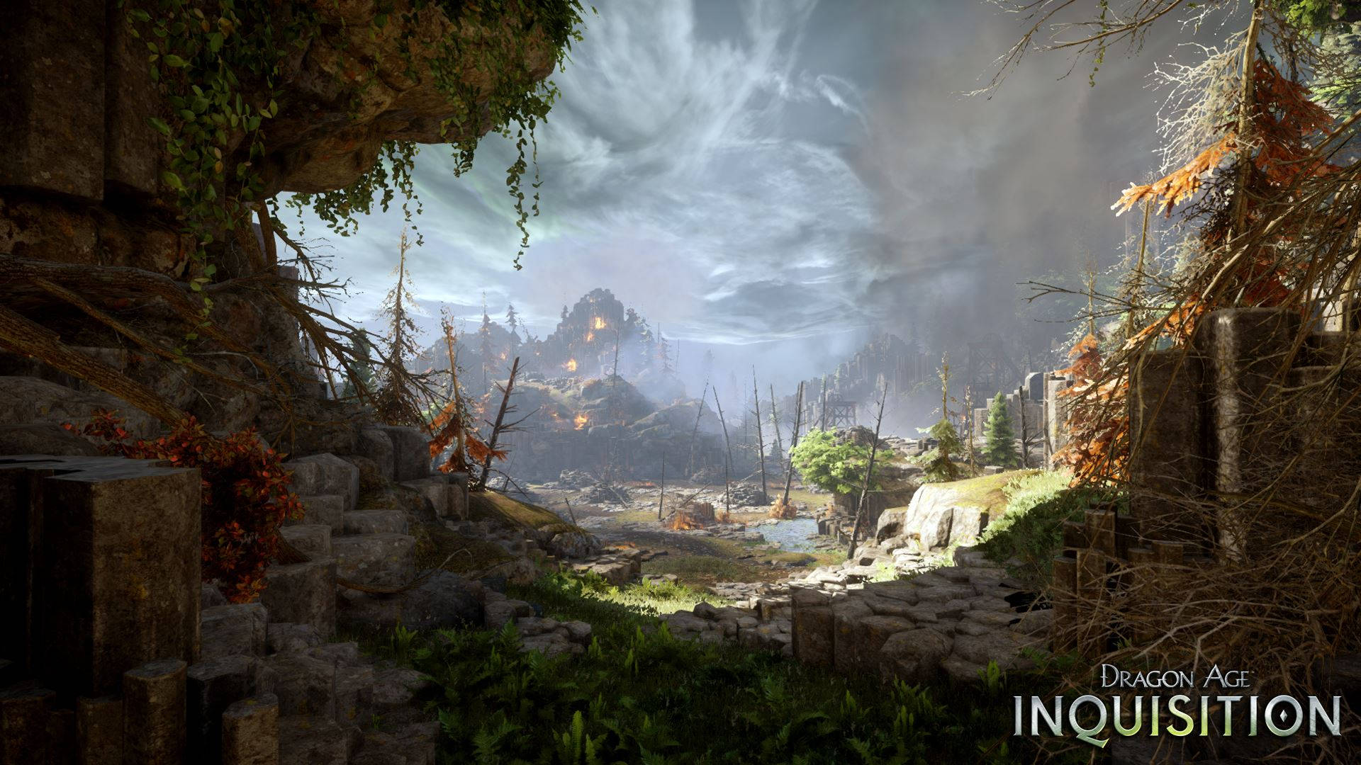 Ruins Forest Dragon Age Inquisition Wallpaper