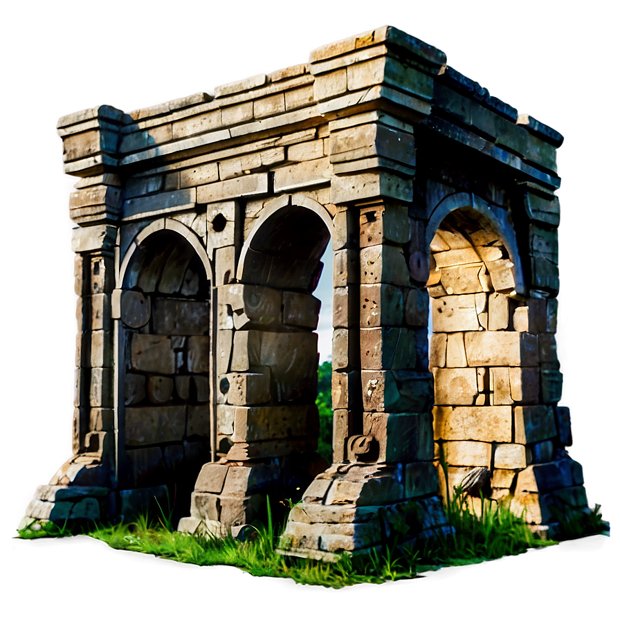 Ruins Of A Building Png Vvp PNG