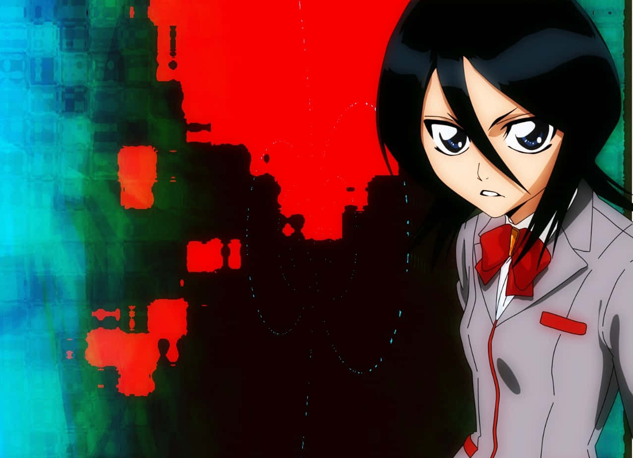 Rukia Kuchiki from the popular anime series "Bleach" Wallpaper