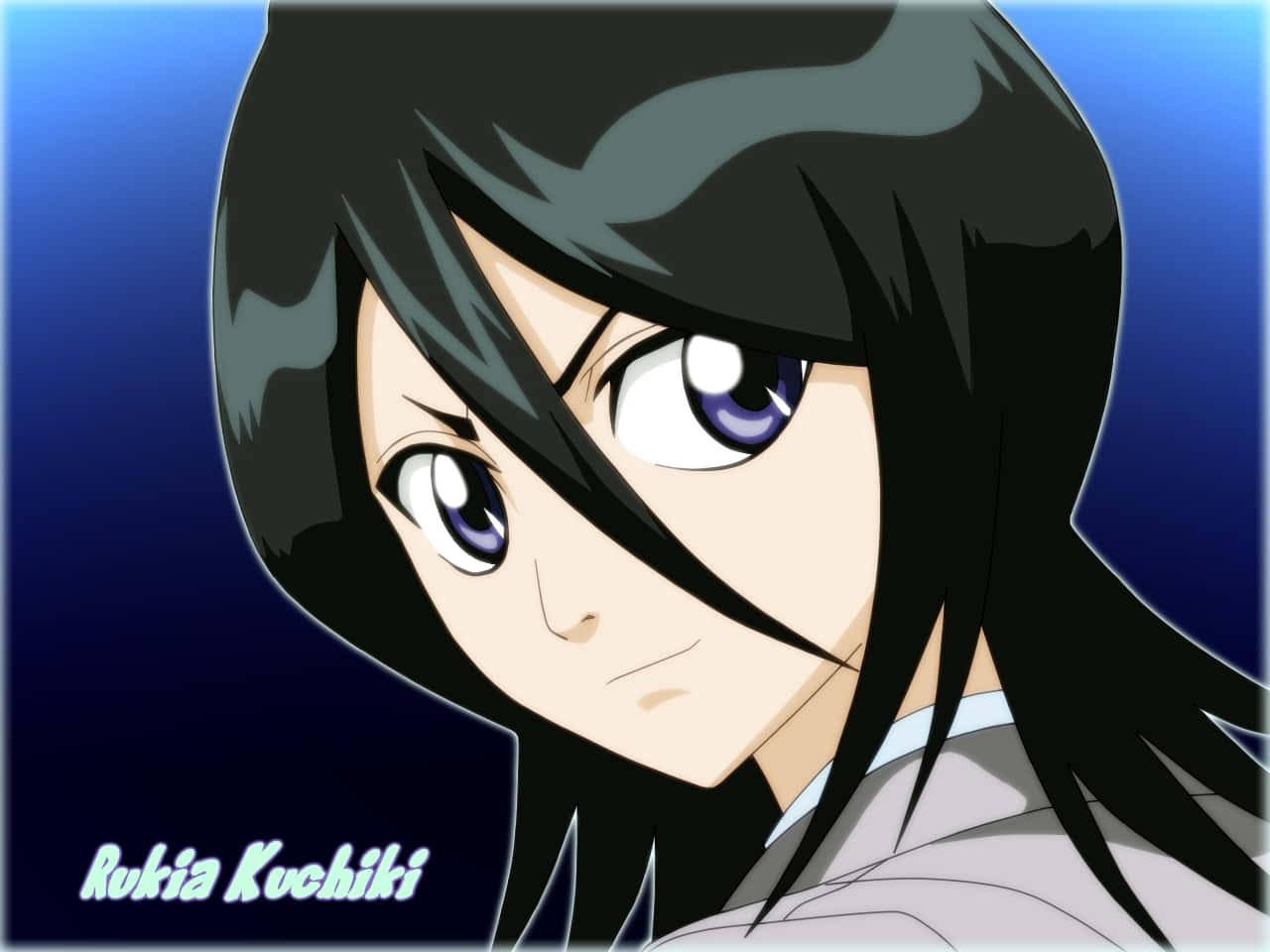 Rukia Kuchiki, character from popular anime series, Bleach Wallpaper
