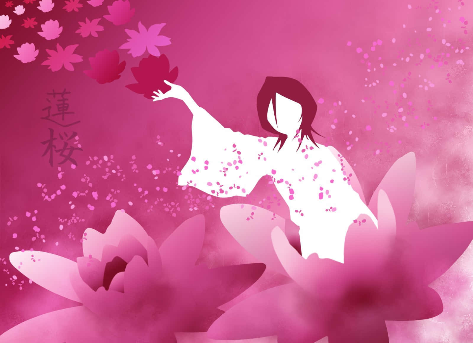 Rukia Kuchiki of the Anime Series Bleach Wallpaper