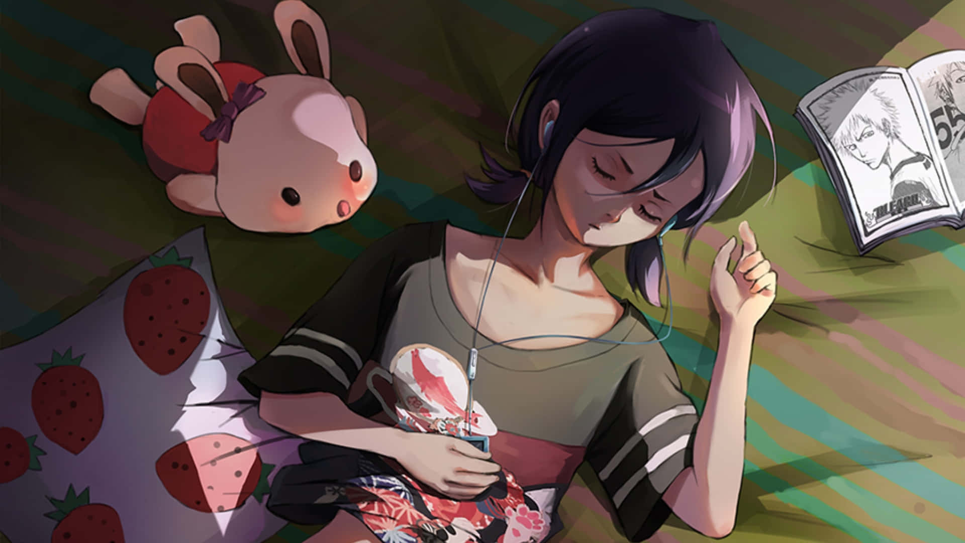Rukia Kuchiki from the Anime Series, "Bleach" Wallpaper