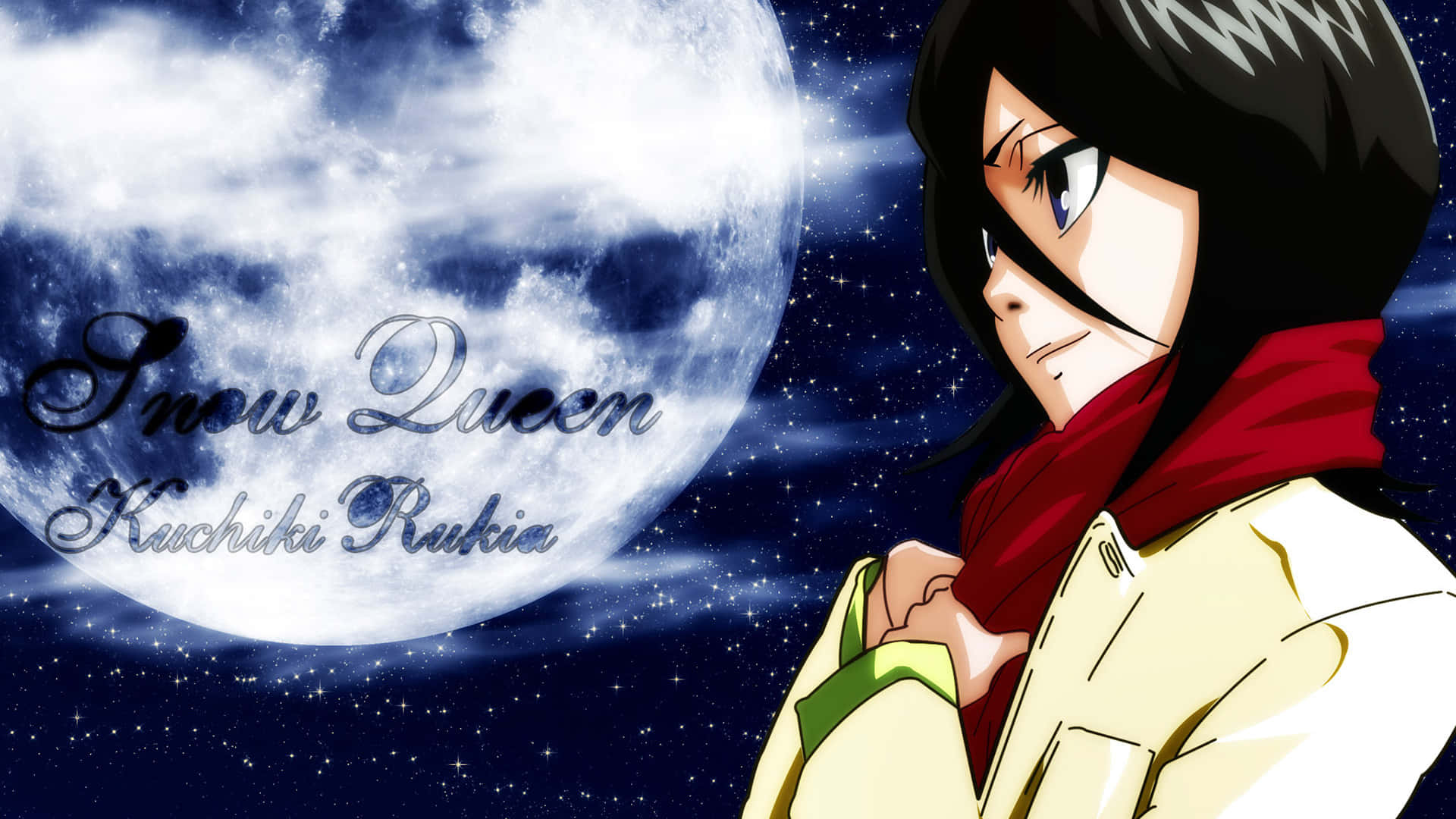 Rukia Kuchiki, a primary protagonist of the Bleach series Wallpaper