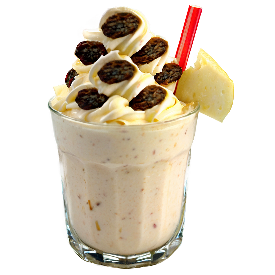 Rum Raisin Milkshake Png 05242024 PNG