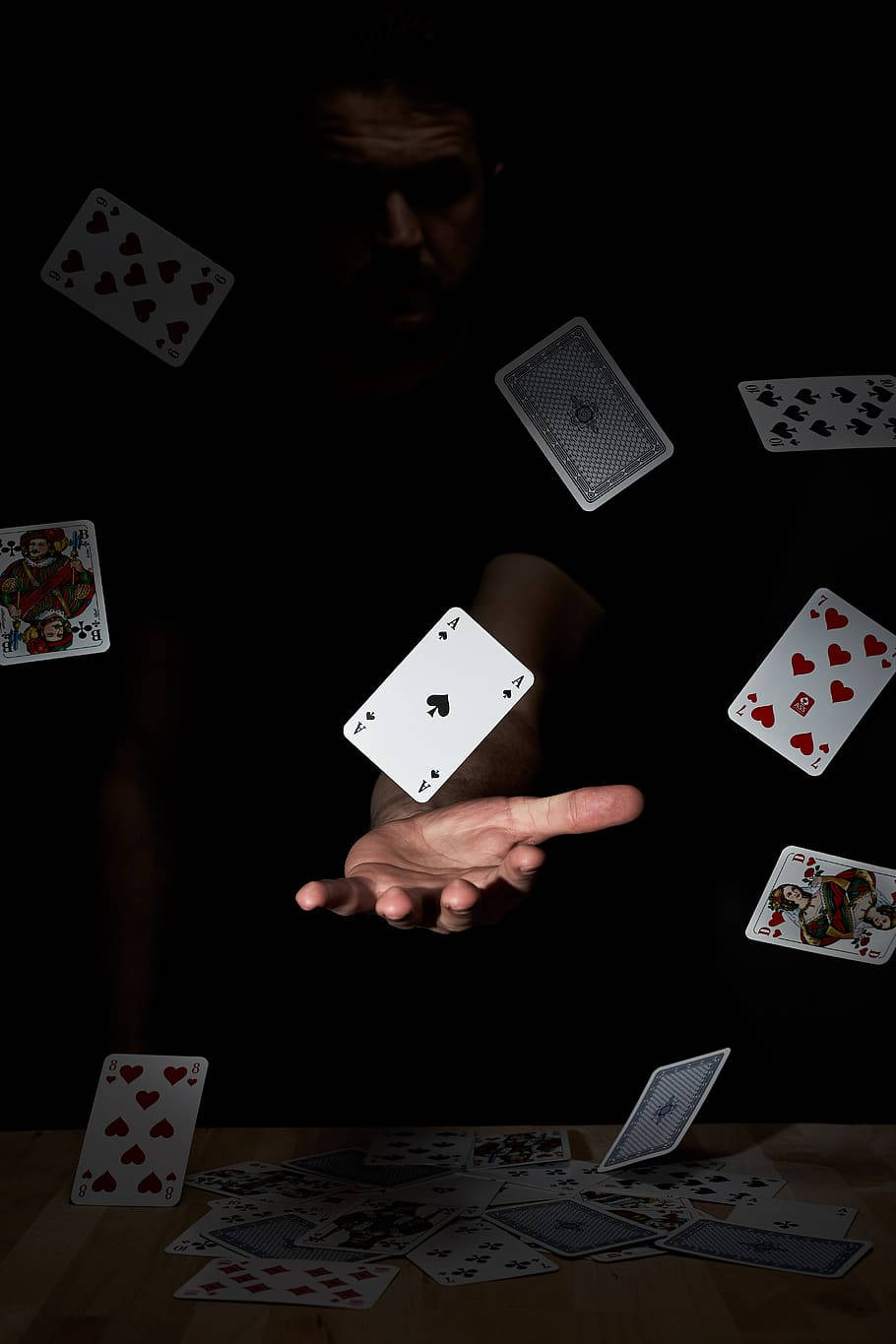 Rummy Ace Card Magic Trick Wallpaper