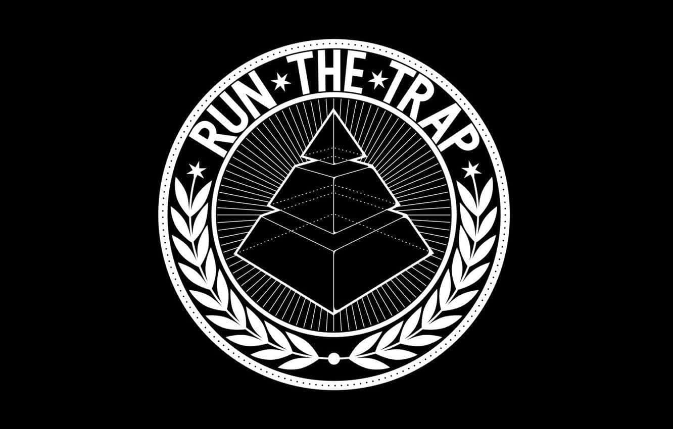 Logo Run The Trap Latar Belakang Hitam Wallpaper