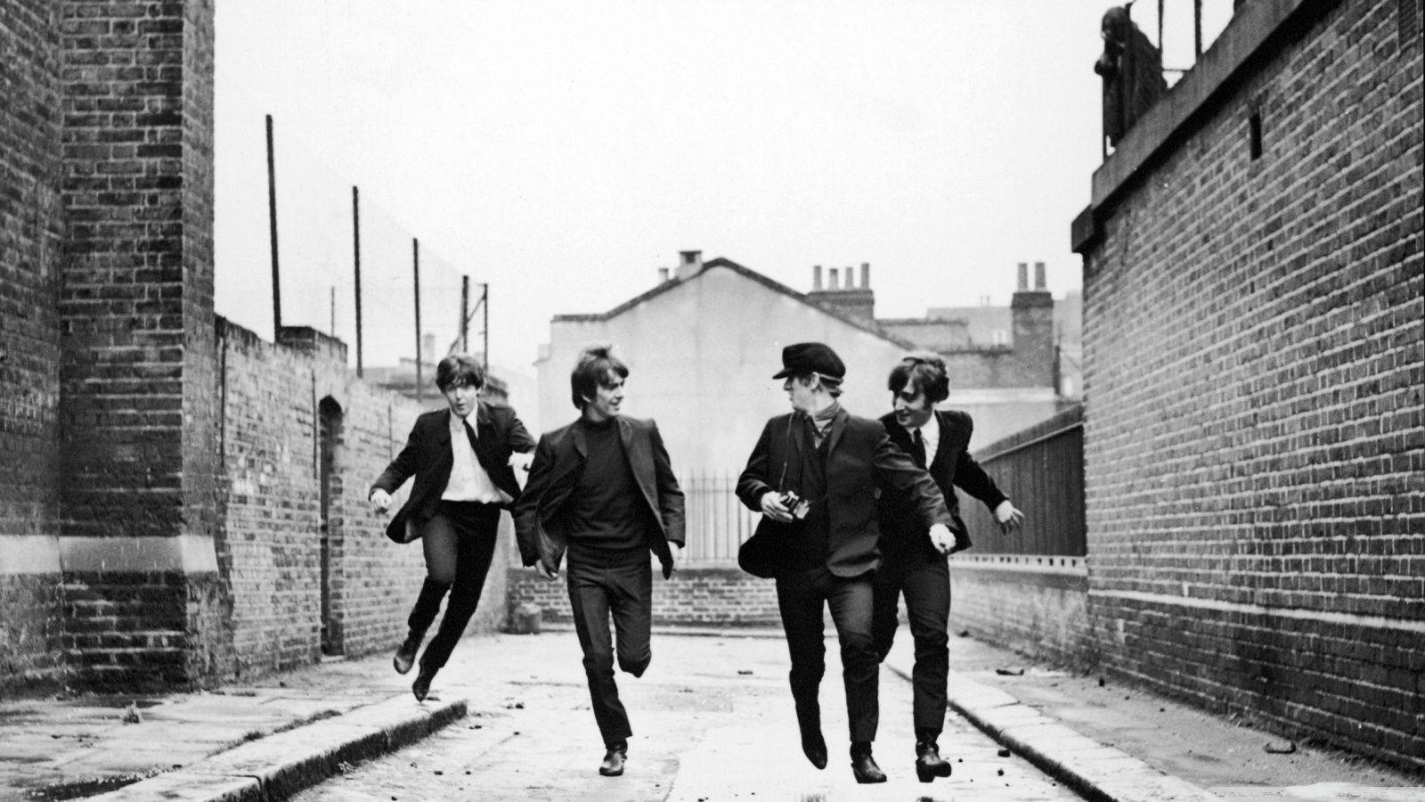 Run With Beatles Background