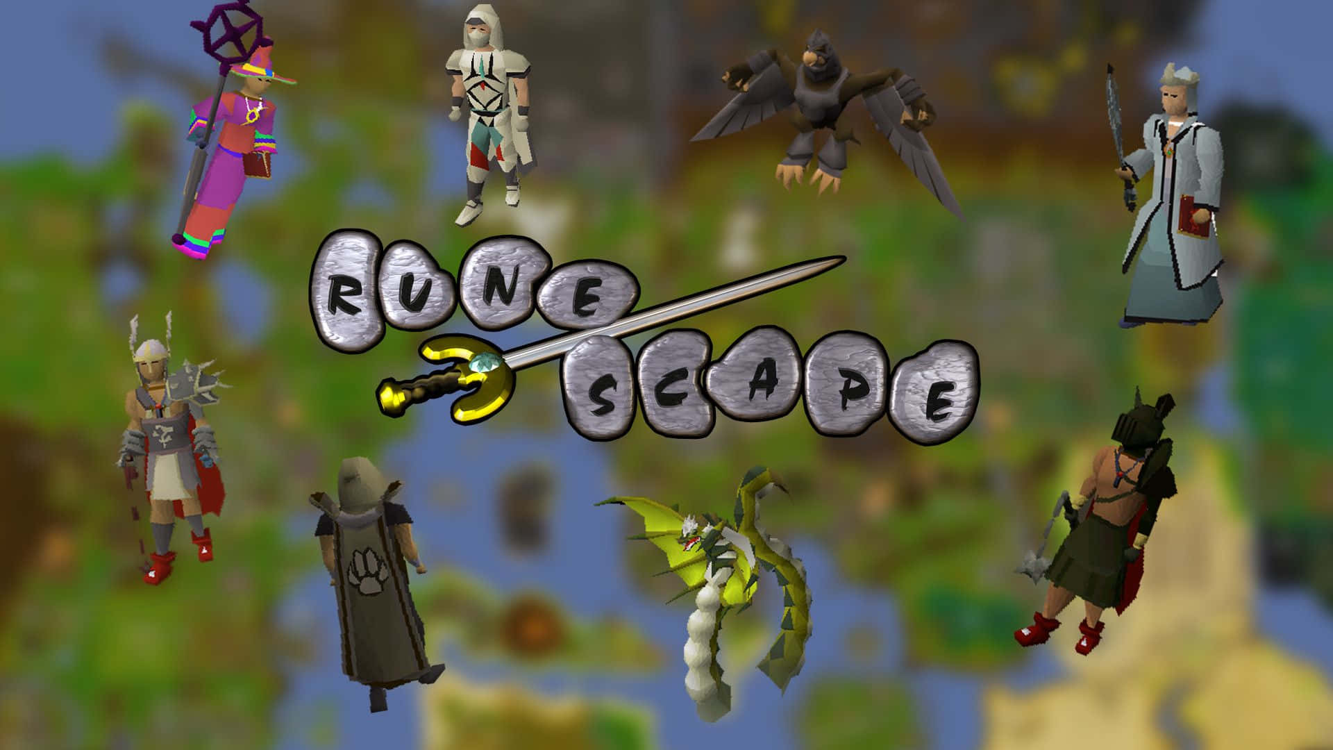a group of characters with the word roguescape
