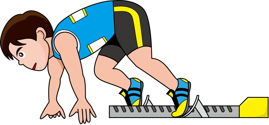 Runner Starting Block Position PNG