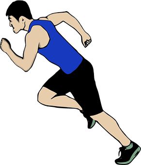 Runnerin Action Vector PNG