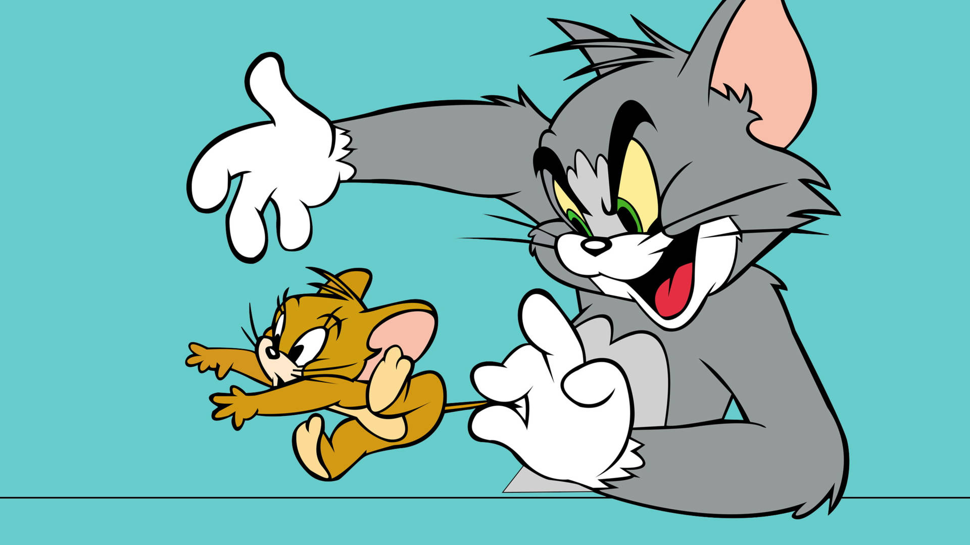 Running & Chasing Tom And Jerry