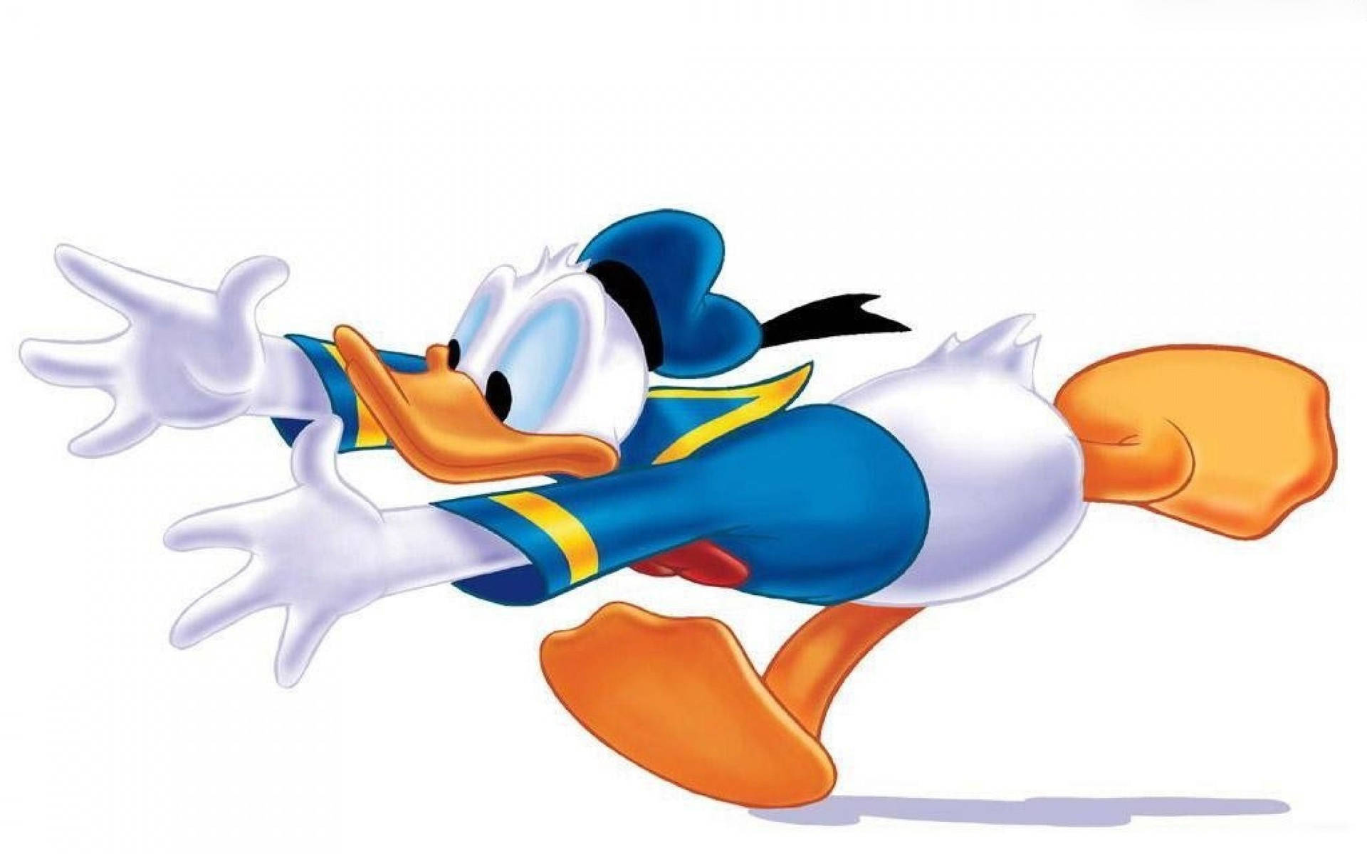 Running Donald Duck Wallpaper
