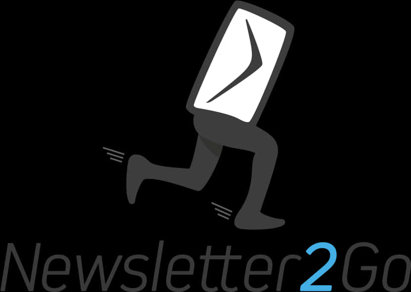 Running Envelope Logo Newsletter2 Go PNG