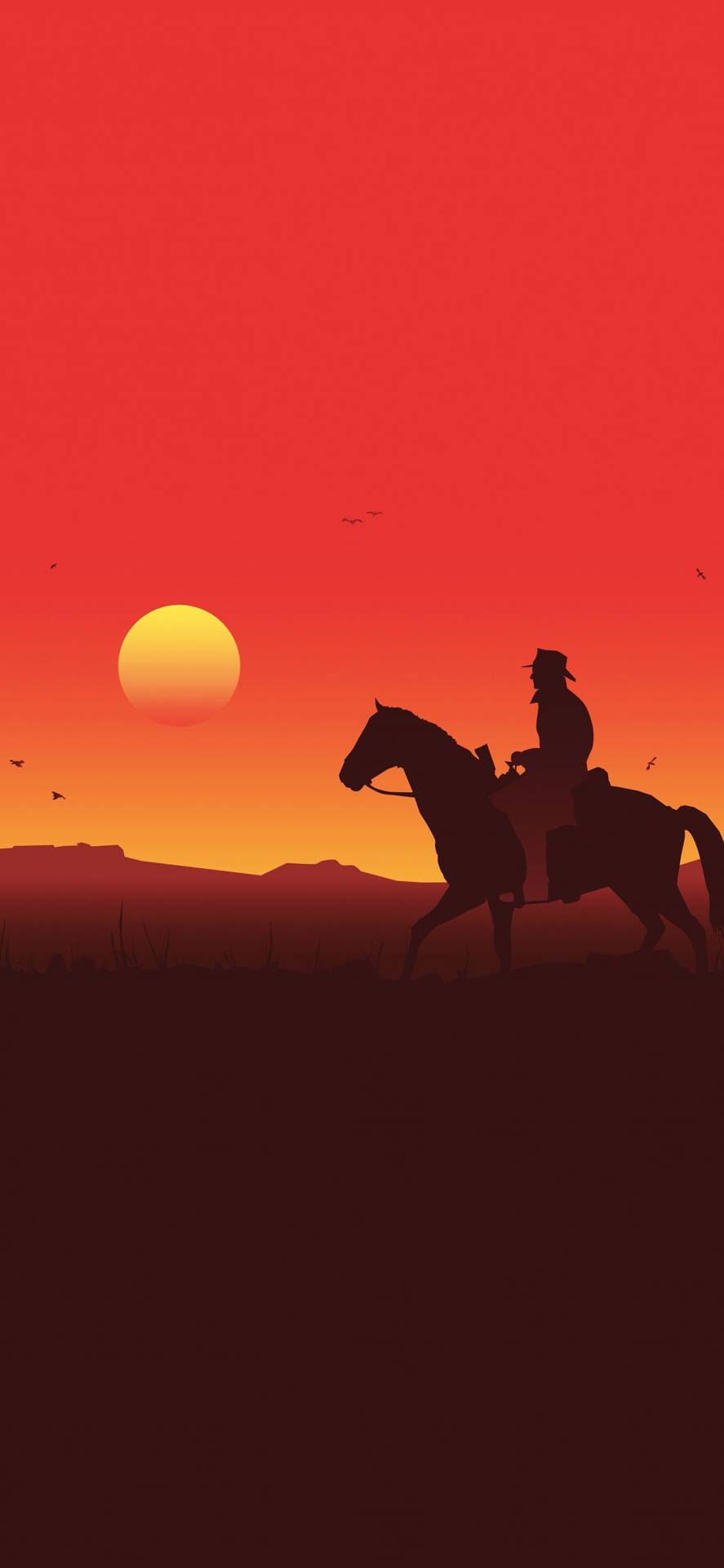 Running Horse Red Dead Redemption Ii Phone