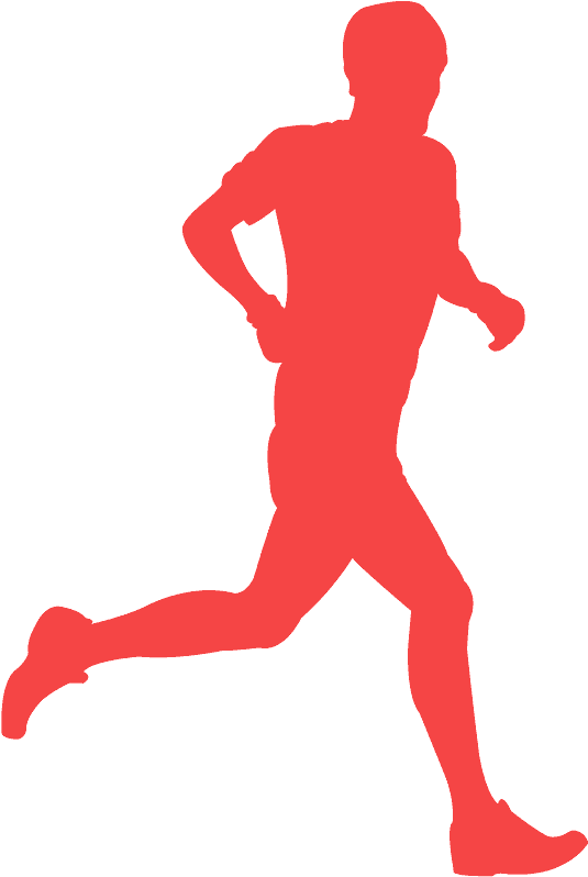 Running Man Silhouette.png PNG