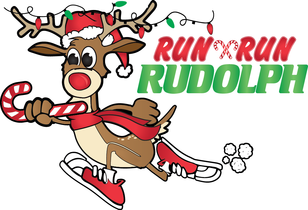 Running Reindeer Cartoon Christmas Celebration PNG