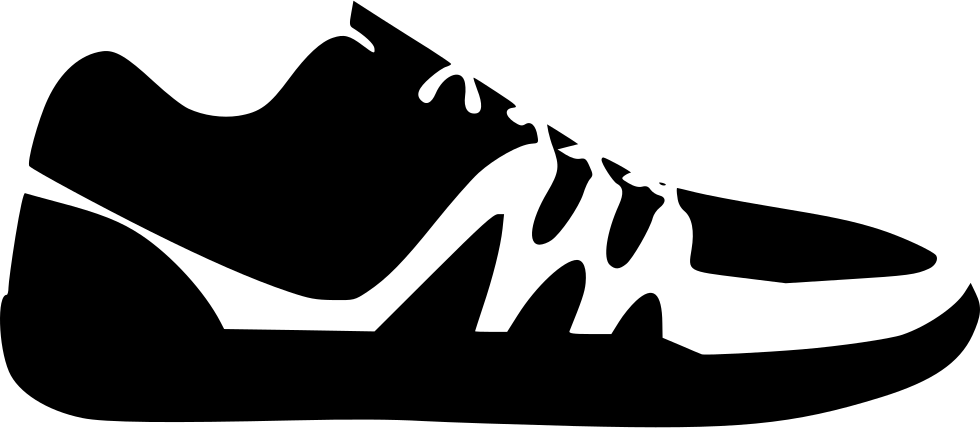 Running Shoe Silhouette PNG