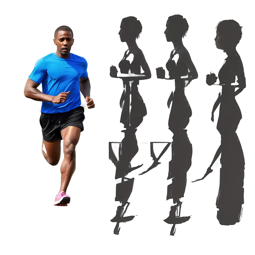 Download Running Silhouette Png 05212024 