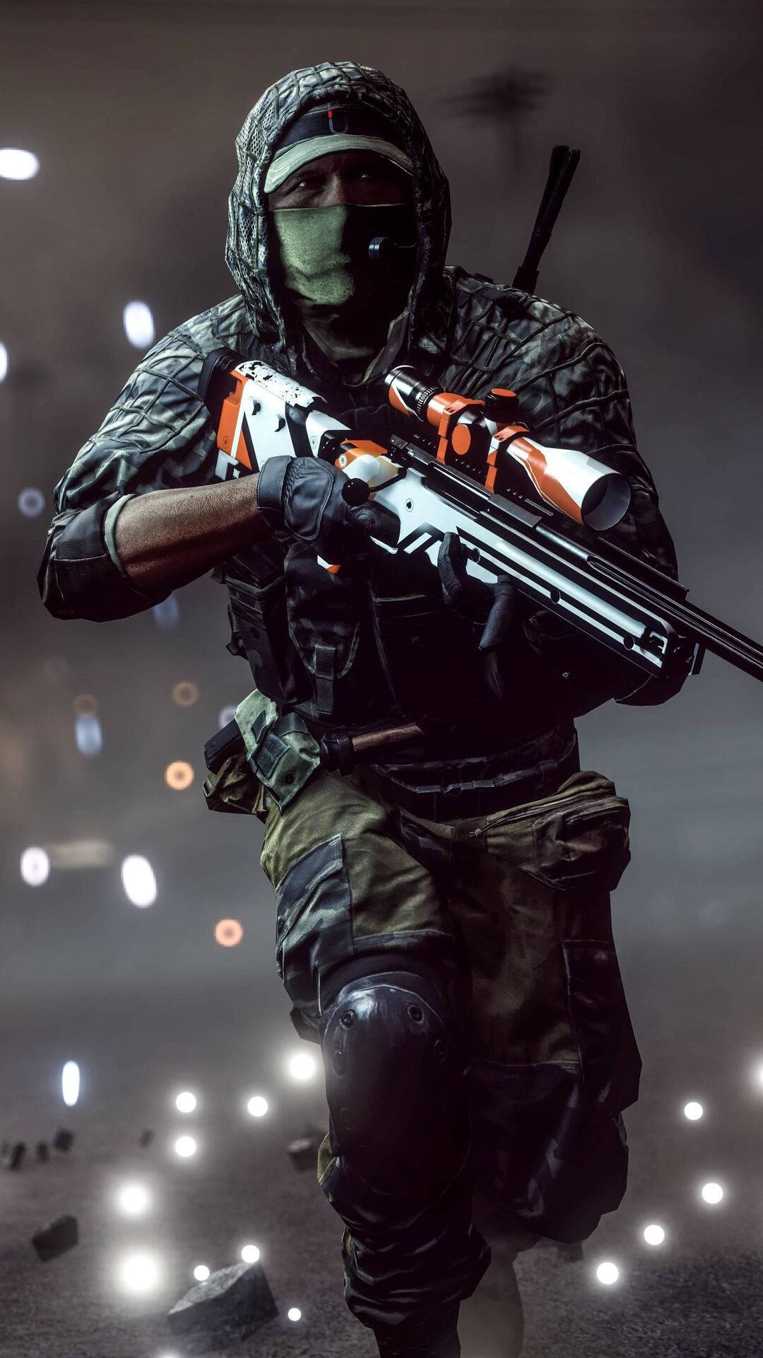 Running Sniper In Battlefield 4 Phone Wallpaper