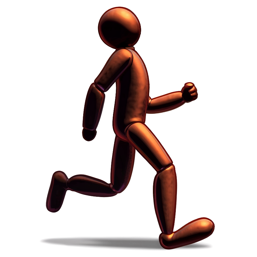 Running Stickman Png 05232024 PNG