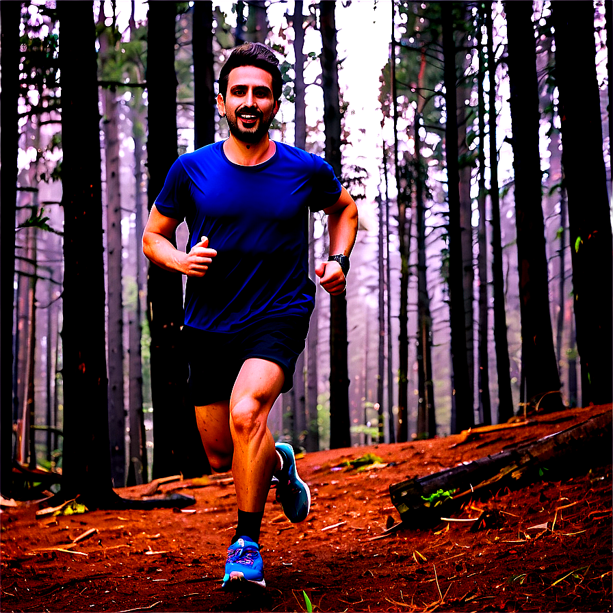 Running Through Forest Png Jwy PNG