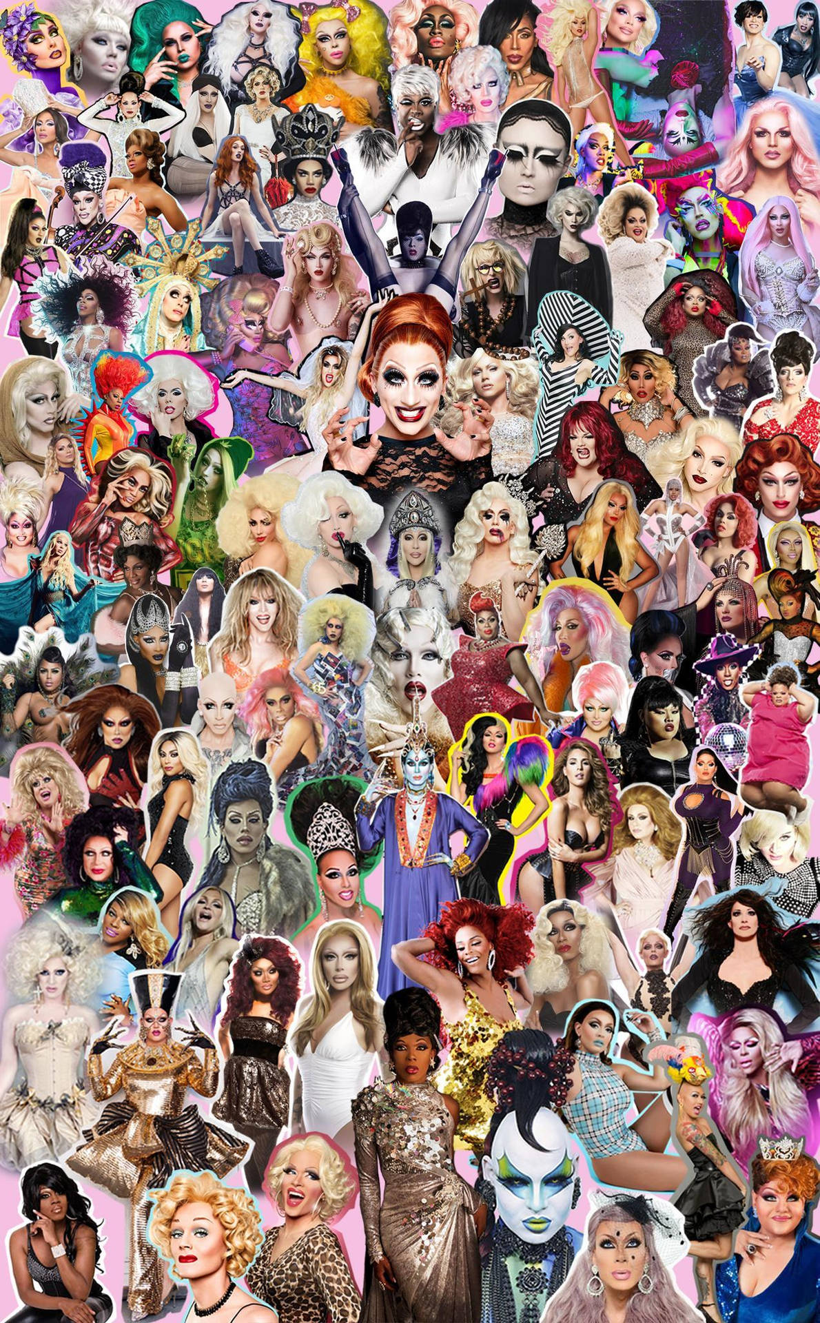 Rupauls Drag Race Collage Wallpaper