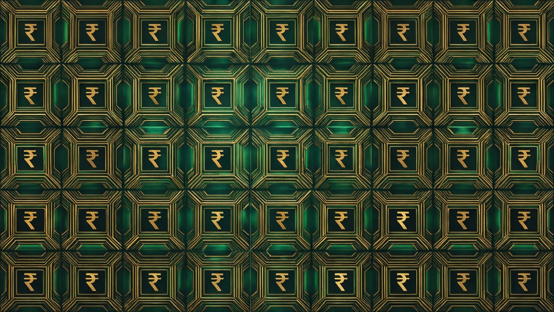 Rupee Motif Abstrait Fonds d'écran