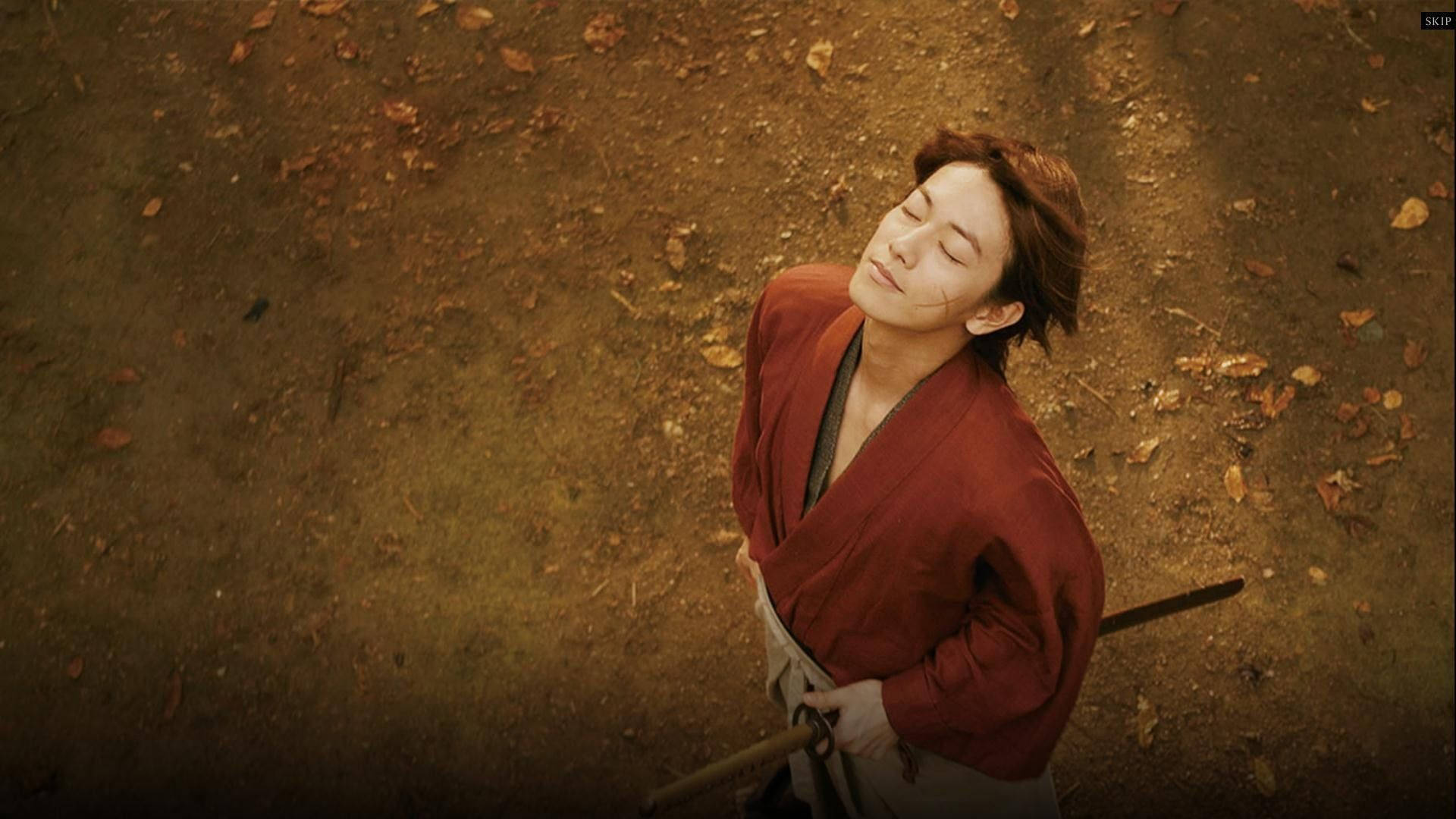 Rurouni Kenshin Føler Blæsten Hud. Wallpaper
