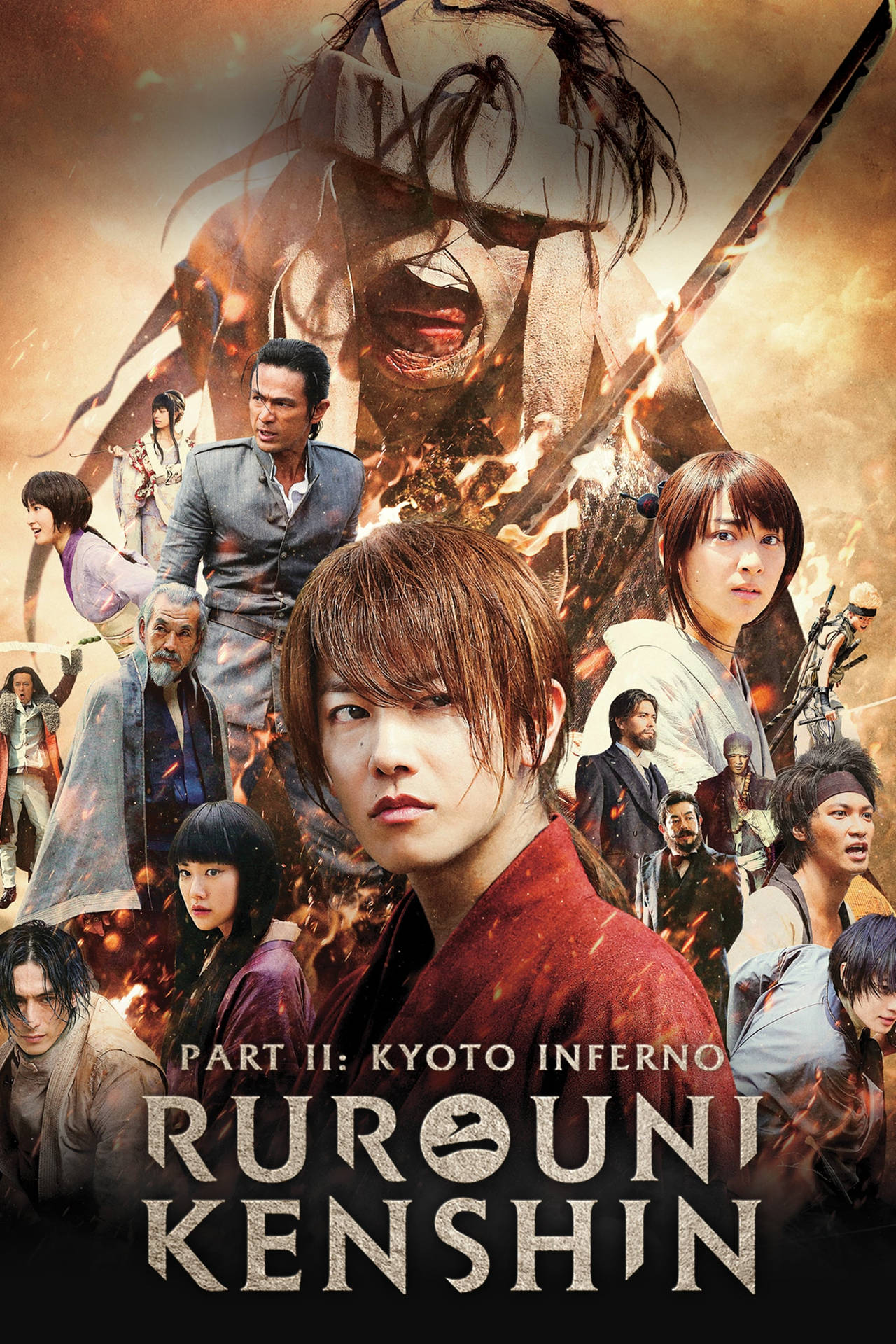 Pôsterde Rurouni Kenshin Kyoto Inferno. Papel de Parede