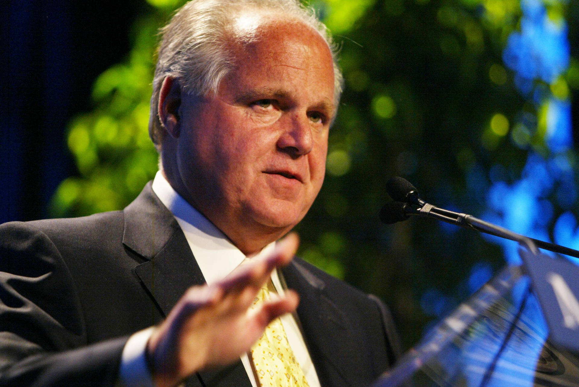 Rush Limbaugh At Media Event Wallpaper