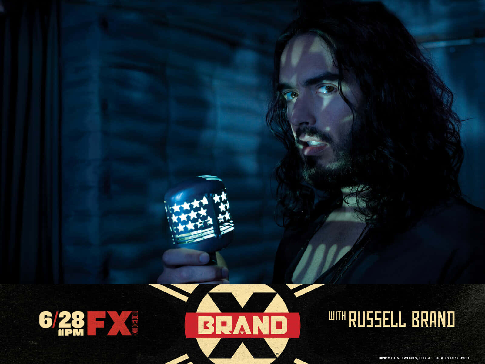 Russell Brand Brand X Show Poster Wallpaper