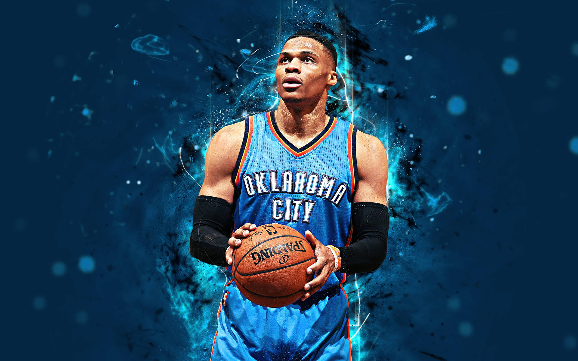 Russell Westbrook For Oklahoma City Thunder Wallpaper