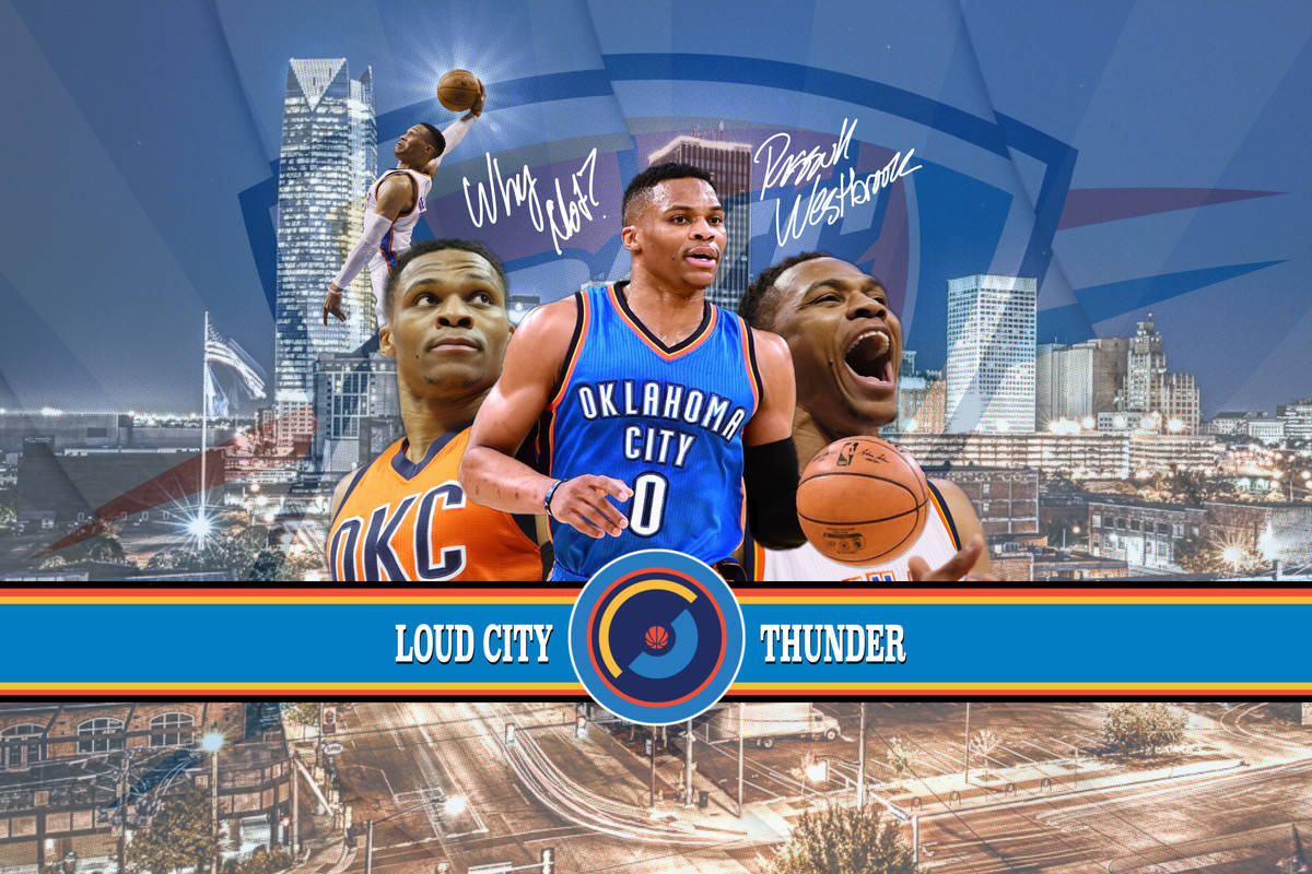 Russell Westbrook Oklahoma City Thunder Wallpaper