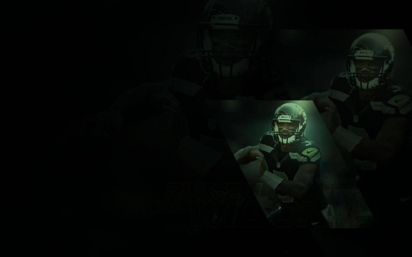 Russell Wilson Photo In Panel Wallpaper