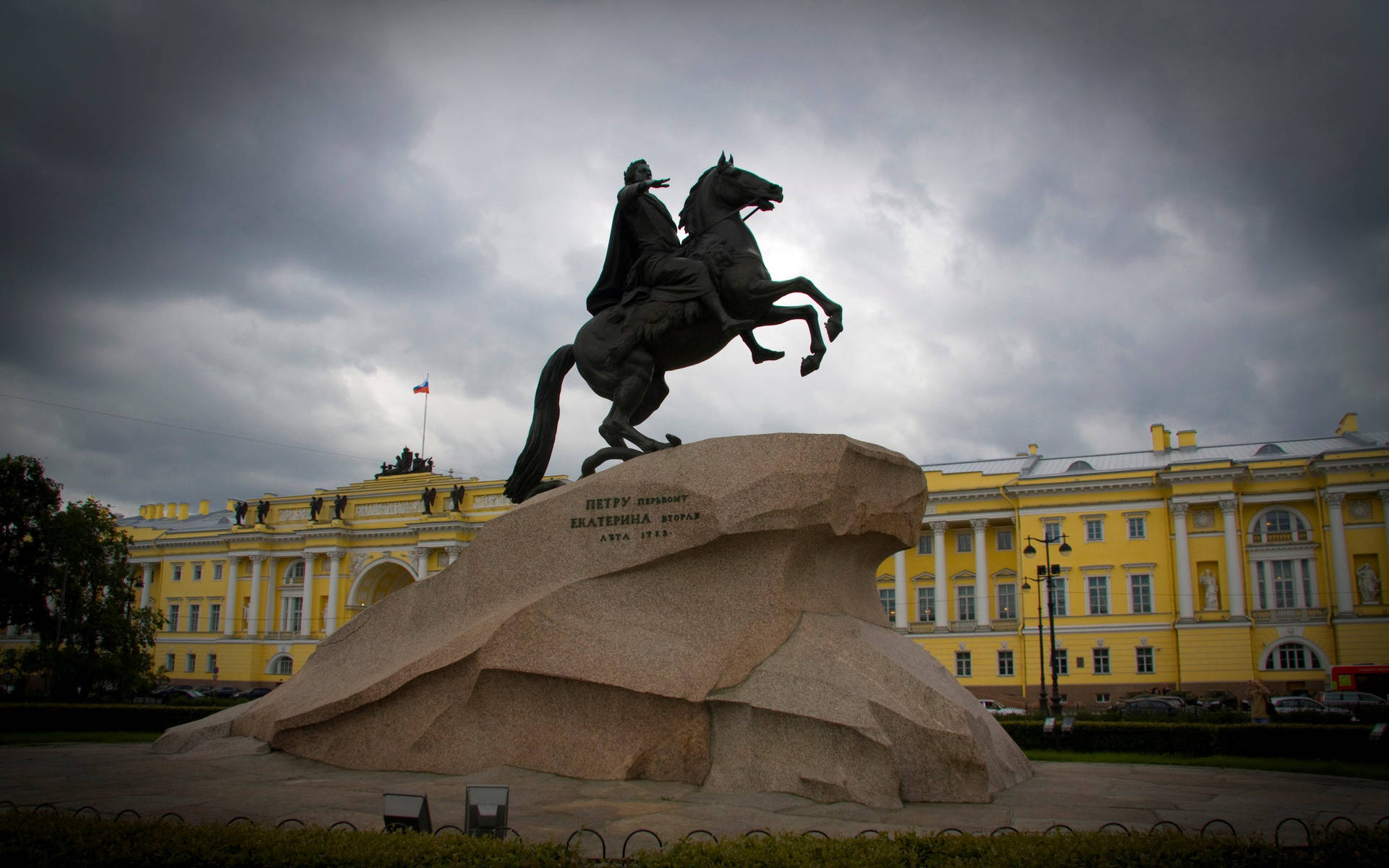 Russia Bronze Horseman Wallpaper