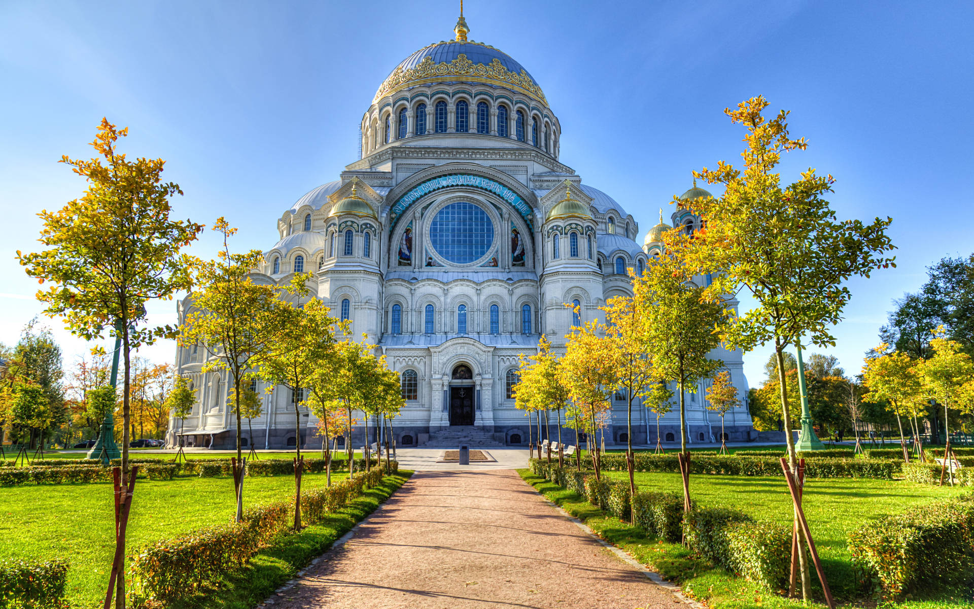 Russia St. Nicholas Naval Cathedral Wallpaper