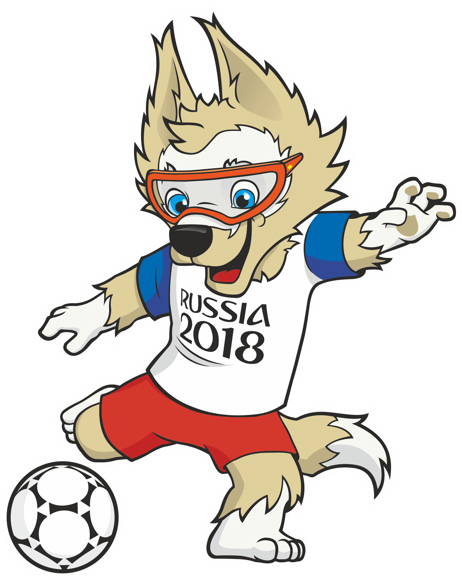 Russia2018 World Cup Mascot PNG