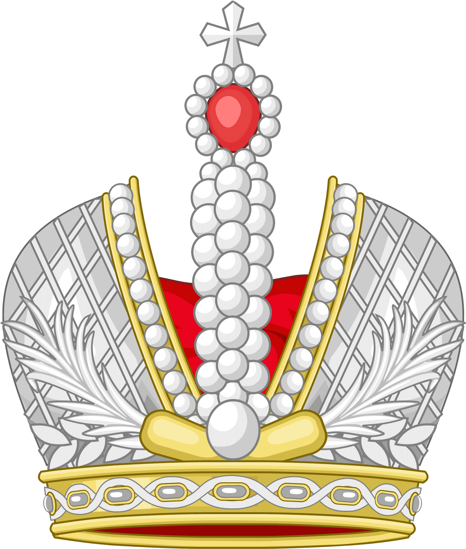 Russian Imperial Crown Graphic PNG